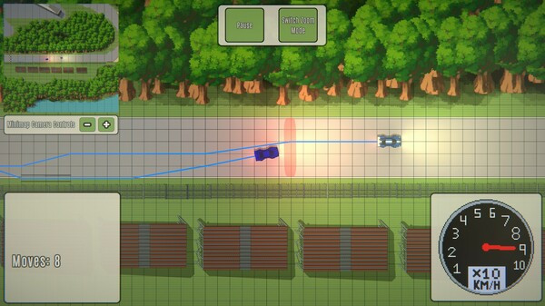 Игра Delta Vector - Turn Based Racing, скриншот
