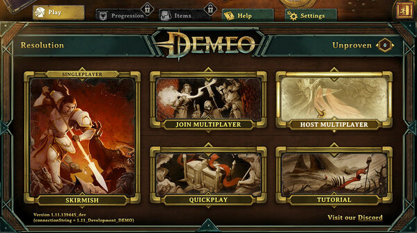 Игра Demeo, скриншот