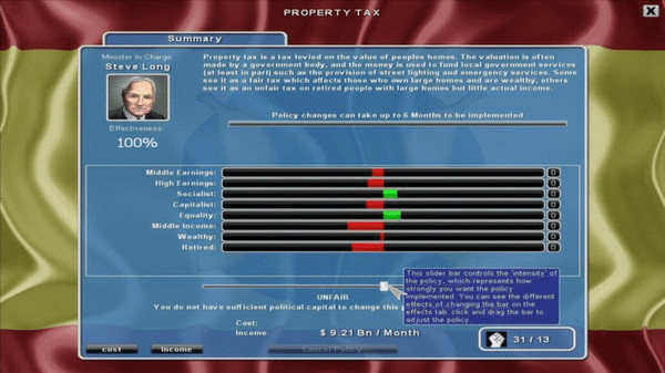 Игра Democracy 2, скриншот