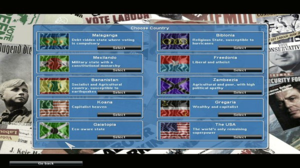 Игра Democracy 2, скриншот