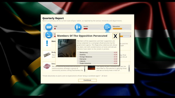 Игра Democracy 3 Africa, скриншот