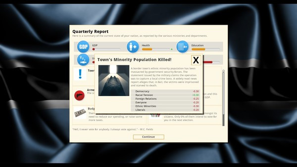 Игра Democracy 3 Africa, скриншот