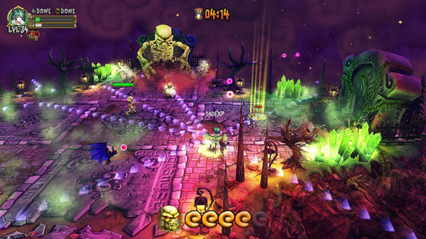 Игра Demon's Crystals, скриншот