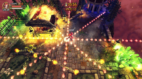 Игра Demon's Crystals, скриншот