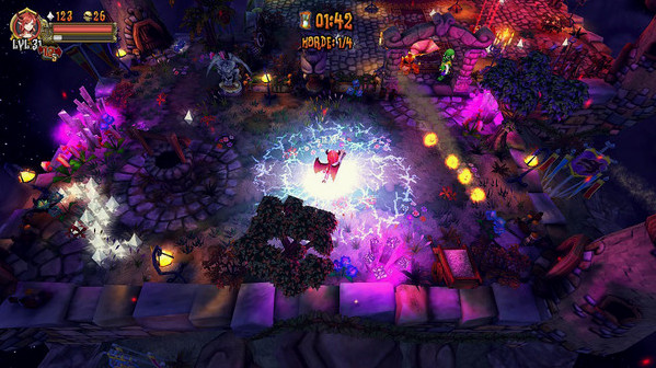 Игра Demon's Crystals, скриншот
