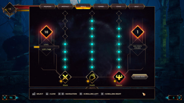 Игра Demon Skin, скриншот