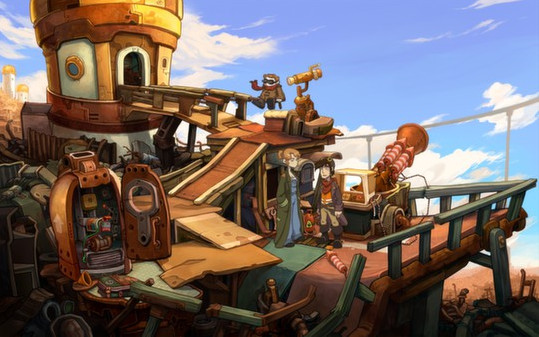 Игра Deponia: The Complete Journey, скриншот
