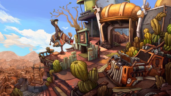 Игра Deponia: The Complete Journey, скриншот