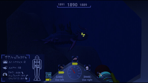 Игра Depth Diver, скриншот