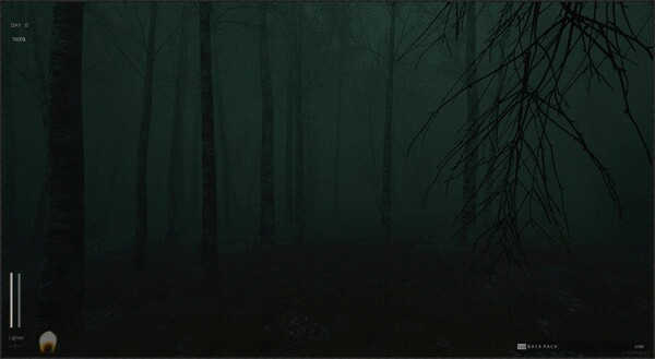 Игра Descending The Woods, скриншот