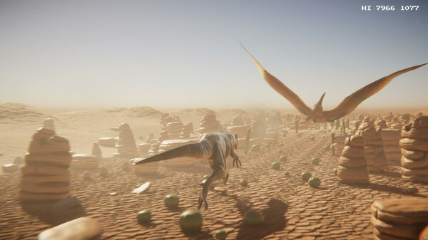 Игра Desert Dino Run, скриншот