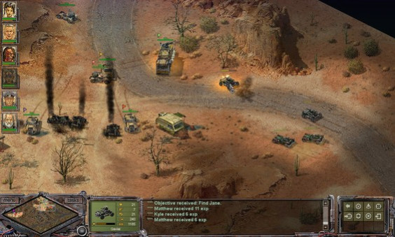 Игра Desert Law, скриншот
