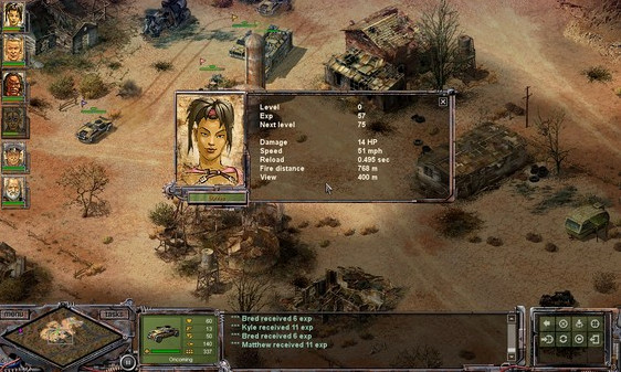 Игра Desert Law, скриншот