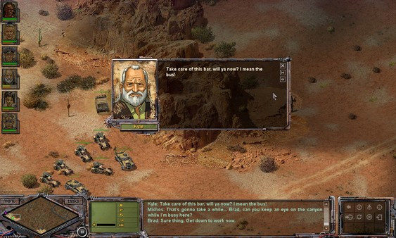Игра Desert Law, скриншот