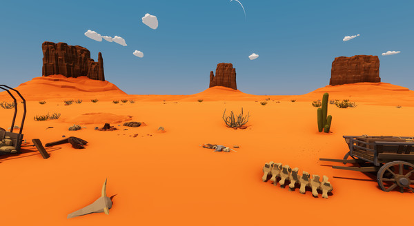 Игра Desert Skies, скриншот
