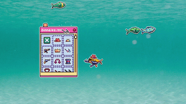 Игра Desktop Fishes, скриншот