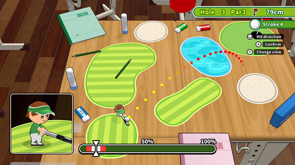 Игра Desktop GOLF, скриншот