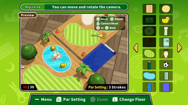 Игра Desktop GOLF, скриншот