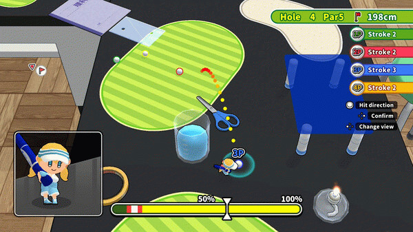 Игра Desktop GOLF, скриншот
