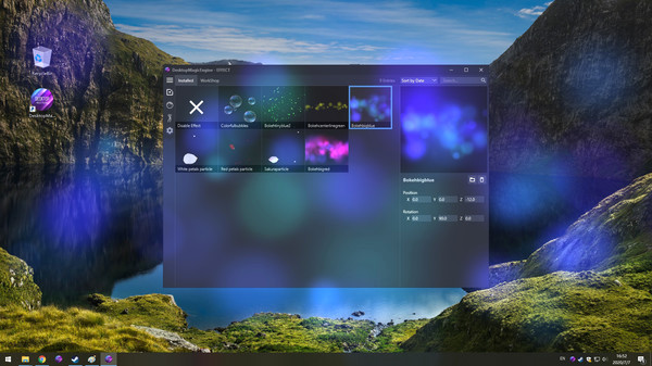 Игра Desktop Magic Engine, скриншот