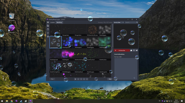 Игра Desktop Magic Engine, скриншот