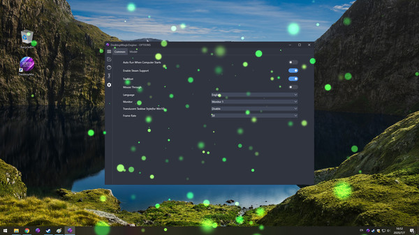 Игра Desktop Magic Engine, скриншот