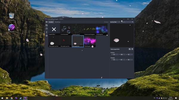 Игра Desktop Magic Engine, скриншот