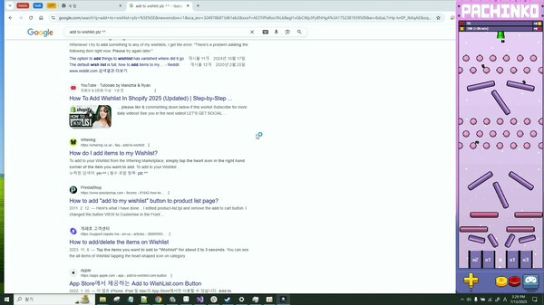 Игра Desktop Pachinko Idle, скриншот