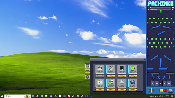 Игра Desktop Pachinko Idle, скриншот