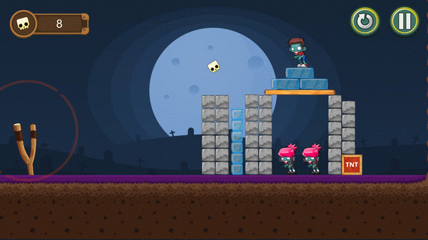 Игра Destroy All Zombies, скриншот