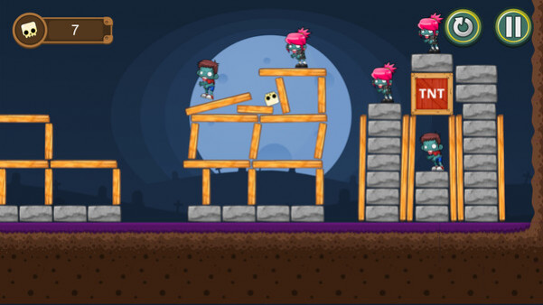 Игра Destroy All Zombies, скриншот