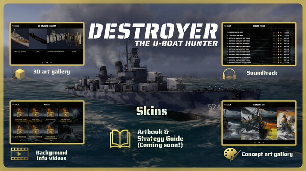 Игра Destroyer: The U-Boat Hunter - Supporter Pack, скриншот