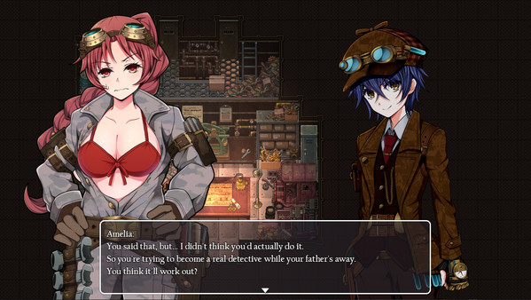 Игра Detective Girl of the Steam City, скриншот