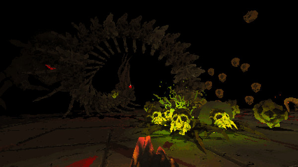 Игра Devil Daggers, скриншот