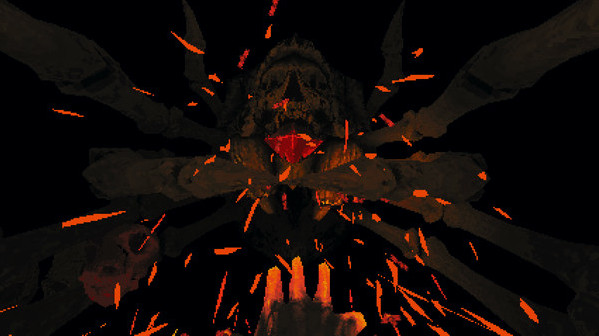 Игра Devil Daggers, скриншот