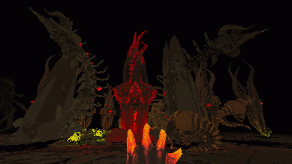 Игра Devil Daggers, скриншот