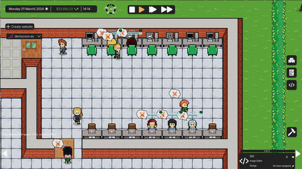 Игра DevTycoon, скриншот