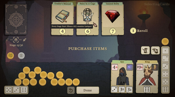 Игра Dice & Fold, скриншот