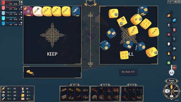 Игра Dice Kingdoms, скриншот