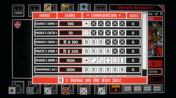 Игра Dicealot, скриншот