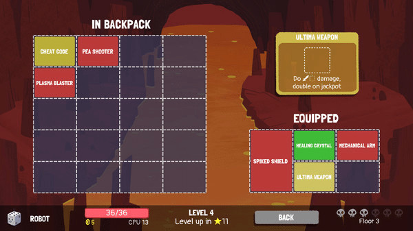 Игра Dicey Dungeons, скриншот