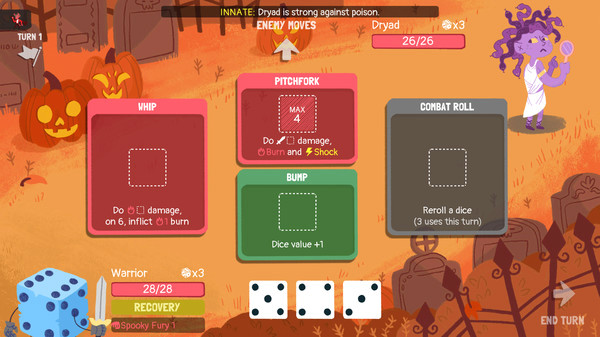 Игра Dicey Dungeons, скриншот