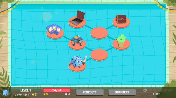 Игра Dicey Dungeons, скриншот
