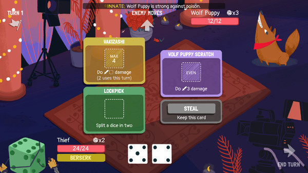 Игра Dicey Dungeons, скриншот