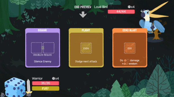 Игра Dicey Dungeons, скриншот