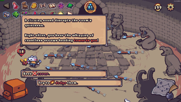 Игра Die in the Dungeon, скриншот