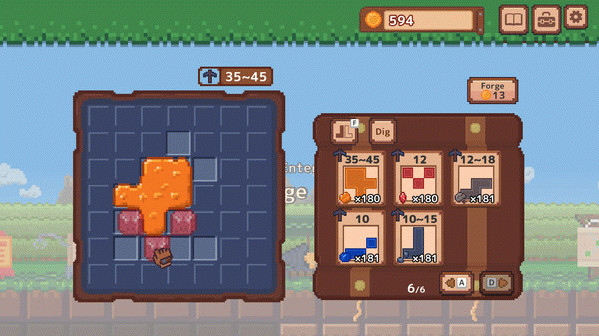 Игра DigDigDrill, скриншот