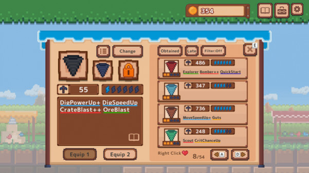 Игра DigDigDrill, скриншот