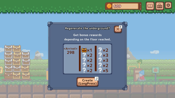 Игра DigDigDrill, скриншот