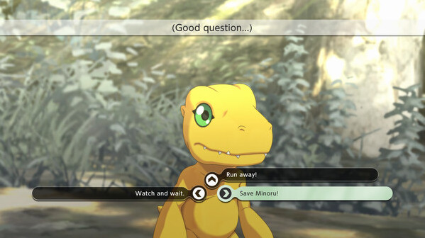 Игра Digimon Survive, скриншот